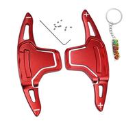 HIBEYO Extensión de palanca de cambios para volante de coche, compatible con KIA Sportage QL Cadenza K5 Optima JF SX Turbo Sorento 2016 2017 2018 Auto styling Aluminio Desplazamiento Paleta Shifter