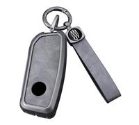 HIBEYO Funda inteligente para llave de coche compatible con BMW Serie 2, 3, 5, 7, G07, X1, X4, X5, X6, X7, XM, i7, iX i4, U11, IX1, Tourer U06 2023-2024, piel, carcasa para llave, llavero A