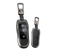 HIBEYO Funda para llave de coche compatible con Dongfeng Fengguang DFSK Magnitud 580 Fengon Ix 5 Ix7 Seres 3 Sf5 Funda Protectora Cubierta Caja Llave Mando a Distancia Accesorios Llavero Corto Negro