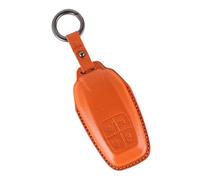 HIBEYO Funda para llave de coche compatible con Ferrari 488 458 ST90 F8 430 F430 F12 Roma 812 SF90 GTC4 carcasa y soporte de piel para llave de coche