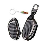 HIBEYO Funda para llave de coche compatible con Kia Carnival GT Line Picanto EV9 Sorento MQ4 Carnaval K8 Mañana K5 Carens Rio Seltos Mando a distancia Carcasa Carcasa Llavero 7 Botón A