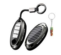 HIBEYO Funda para llave de coche compatible con Nissan Tiida Qashqai J11 J10 Micra Kicks Altima X-Trail Navara Leaf Note Sentra Murano llavero estuche funda protectora funda funda funda carcasa