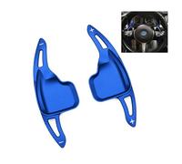 HIBEYO Paletas de cambio de volante para BMW Serie 3 F30 F31 F34 Serie 5 F10 F11 Serie 1 F20 F21 2 F22 F23 Serie 4 F33 F36 6er F06 F12 F13 X1 F48 X3 F25 X4 X5 X6 Palanca de cambios azul