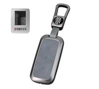 HIBEYO Smart Autoschlüssel hülle passt für Geely Galaxy EX5 E5 L6 L7 EMI NO.1 Proton E.Mas 7 5 E8 Starry 8 Fernbedienung Abdeckung Schlüsselschutz Leder Schlüsselcover Schlüsselschale Schlüsselring -B