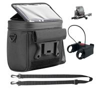 Hibisaws - Bolso Delantero con Pantalla táctil, ángulo de Pantalla Ajustable del teléfono, instalación y extracción rápidas, se Puede Utilizar como Bolsa de Mensajero, 4,8 L (D47-1)