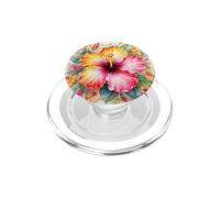 Hibisco Aloha Flor Espiritual Hawaii Maui Oahu Kauai Isla PopSockets PopGrip para MagSafe