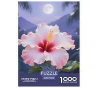 Hibisco Chino Puzzles 1000 Piezas De Juego De Rompecabezas Colores Variados Regalos para Hombres para Adultos Y Jóvenes 70x50cm/1000pcs