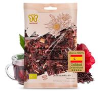 Hibisco en Flor 40 g Naturcid - Agua de Jamaica - 100% Flores de Hibisco Secas - Sabor Ácido y Color Intenso - Calidad Natural