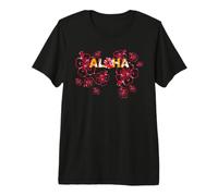Hibiscus Aloha Hawaii Mele Kalikimaka Oahu Maui Mahalo Amor Camiseta Premium