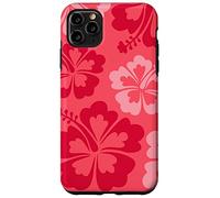 Hibiscus Flower Beach Hawaiian Exotic Floral Surf Cranberry Carcasa para iPhone 11 Pro MAX