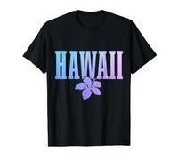 Hibiscus Hawaiano, Recuerdo Islas Hawaianas Maui, Kauai Camiseta gráfica económica, Hombre, Negro, S