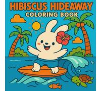 Hibiscus Hideaway Coloring Book: Tropical Florals and Island Creatures to Soothe Your Mind with Cozy Hawaii Warmth