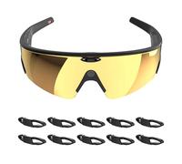 HIBLOKS 10 piezas de bloqueo de luz LED compatibles con gafas inteligentes Oakley Meta Vanguard, cubierta de luz opaca reutilizable para accesorios Meta Vanguard