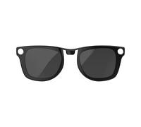 Hibloks - Clip no polarizado para gafas de sol Ray-Ban Meta Wayfarer RW4008 (talla L 53-22), clip para gafas de sol Ray-Ban Smart Glasses, eficaz protección UV y deslumbramiento electrónico (negro)