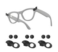 HiBloks - Cubierta privada para cámara de luz LED Ray-Ban Meta Glass, juego de bloqueador de luz LED ajustable para Wayfarer/Skyler/Headliner (Gen 1 y Gen 2), accesorios de gafas inteligentes, 9