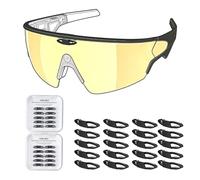 HiBloks Cubreluz Pegatinas Bloqueo LED Compatibles con Gafas Inteligentes Oakley Meta Vanguard Accesorio Ligero e Integrado Pegatinas Opacas Reutilizables Paquete de 20