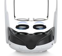Hibloks - Espaciador de gafas para Oculus Quest 3, evita que las gafas de miopía y las lentes VR se rayen entre sí. Accesorios de protección de lentes VR con marco magnético y anillo de silicona