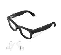 HiBloks - Gafas de seguridad laterales para Ray-Ban Meta Wayfarer/Skyler/Headliner (Gen 2) y Oakley Meta HSTN Smart Glasses Accesorios, ligeros, cómodos y no afectan la carga (transparente)