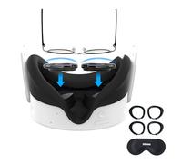 Hibloks Glasses Spacer for Meta/Oculus Quest 3S, Prevent Myopia Glasses and VR Lenses from Scratching. VR Protection Accessories with Silicone Anti-Scratch Ring and VR Universal Lens Protector Cover