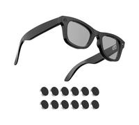 HiBloks - Pegatinas de bloqueo de luz LED para Ray-Ban Meta Wayfarer/Skyler/Headliner/Oakley Meta HSTN, accesorios autoadhesivos con accesorios para gafas inteligentes Ray Ban (12 unidades)