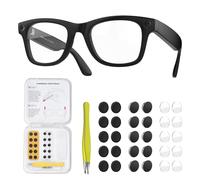 HiBloks Set Antiluz para Ray-Ban Meta Wayfarer/Skyler/Headliner Gen 2 y Oakley Meta HSTN, Incluye 10 Pegatinas Bloqueo LED, 10 Protectoras de Lente, 10 Sombras de Lente