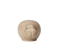 Woud Figura de madera Hibo hipopótamo Small