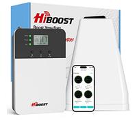 HiBoost Amplificador de señal de teléfono móvil para el hogar y la oficina, cubre hasta 1,2 m², soporte 5G, compatible con AT&T, T-Mobile, Verizon, Sprint y más.