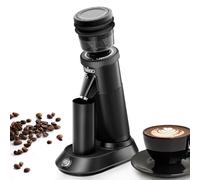 HiBREW G5 Molino de Cafe Dosis Única, Rebaba Cónica con Doble Velocidad | 36 ajustes micromolido, carcasa metálica, taza magnética, para espresso y cafetera italiana, precisa y sin rebabas residuales