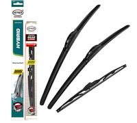 Híbrido HEYNER escobillas del limpiaparabrisas delantero + trasero HEYNER CLASSIC 24"16"12" [HyunI20] HH2416H12HRC