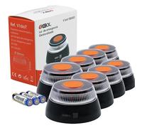 HIBRON EBOX Luz Emergencia V16 Homologada DGT con Geolocalización, Baliza Coche Conectada DGT 3.0, Datos Incluidos hasta 12/2038