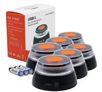 HIBRON EBOX Luz Emergencia V16 Homologada DGT con Geolocalización, Baliza Coche Conectada DGT 3.0, Datos Incluidos hasta 12/2038