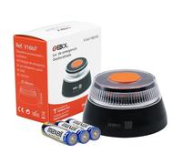 HIBRON EBOX Luz Emergencia V16 Homologada DGT con Geolocalización, Baliza Coche Conectada DGT 3.0, Datos Incluidos hasta 12/2038
