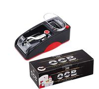 HIBRON Maquina Electrica Entubadora De Cigarros Tubos Liar Tabaco Portatil (58003 Rojo) + 250 Tubos Con Filtro OCB