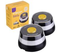 HIBRON TEKMEE Luz Emergencia V16 Homologada DGT con Geolocalización, Baliza Coche Conectada DGT 3.0, Datos Incluidos hasta 12/2038, Pack 2 Unidades
