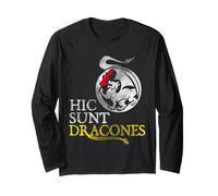 HIC Sunt Dracones Latino para aquí, Hay Dragones Manga Larga