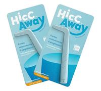 HiccAway Pajita para hipo - Detiene el hipo de forma natural y rápida - Alivio clínicamente probado para todas las edades, niños y adultos - Seguro y reutilizable (azul claro) 2 unidades