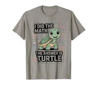Hice Las matemáticas La Respuesta es Estudiante de Tortuga Camiseta