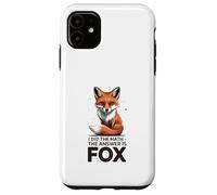 Hice Las matemáticas La Respuesta es Fox Funny Math Carcasa para iPhone 11