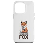 Hice Las matemáticas La Respuesta es Fox Funny Math Carcasa para iPhone 13 Pro