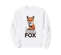 Hice Las matemáticas La Respuesta es Fox Funny Math Sudadera