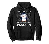 Hice los cálculos La Respuesta es Penguin Funny Math Professor Sudadera con Capucha