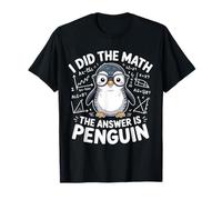Hice matemáticas La Respuesta es Penguin Funny Penguin Lover Camiseta