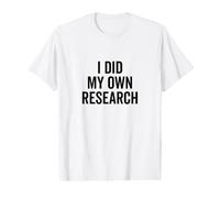 Hice mi Propia investigación Teorías de conspiración Divertidas Camiseta gráfica económica