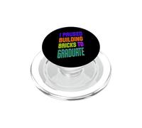 Hice una Pausa en la construcción de Ladrillos para graduarme Divertidos niños de graduación PopSockets PopGrip para MagSafe