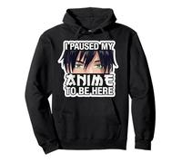 Hice una Pausa en mi Anime para Estar aquí Japonés Animación Art Fan Teen Sudadera con Capucha