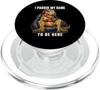 Hice una Pausa en mi Juego para Estar aquí, Divertido Dinosaurio T-Rex para Jugadores PopSockets PopGrip para MagSafe