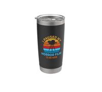 Hice una pausa en mi película de terror para estar aquí, amante del director de cine Vaso térmico de acero inoxidable de doble pared