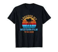 Hice una Pausa en mi película Occidental para Estar aquí, Amante del Director de Cine Camiseta gráfica económica
