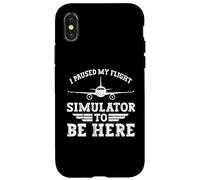 Hice una pausa en mi simulador de vuelo para estar aquí Propeller Airplane Carcasa para iPhone X/XS