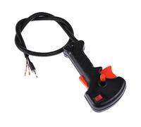Hicello - Mango de desbrozadora con cable de disparo de acelerador, 81 cm de largo